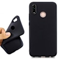 Miniatyrbillede 1 af 5: Huawei P40 Lite E - Stötdämpande Mattbehandlat Skal Svart