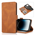 Miniatyrbillede 11 af 11: iPhone 15 Pro -  Elegant Flip Fodral i Läder Dark green