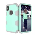 Miniatyrbilde 10 av 11: Stils�kert Skyddsskal "Rugged Robot" f�r iPhone X/XS Rosa/Svart Rosa/Svart