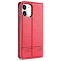 Miniatyrbillede 9 af 11: iPhone 12 Mini - Praktiskt Stilrent AZNS Plånboksfodral Brun