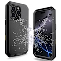 Pikkukuva 2 / 11: iPhone 16 Pro Max - Skyddande HEAVY DUTY Aluminium Skal Silver