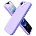 iPhone 16E Silikonskal med Trippelskydd Lila