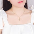 Pikkukuva 6 / 8: Stilsäkert Elegant Kors Halsband Guld