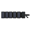 Miniatyrbillede 10 af 11: Praktiskt Solcell Överlevnads Powerbank Laddare 5 Paneler