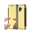 Miniatyrbillede 1 af 11: Clear-View Fodral från LEMAN till Samsung Galaxy S9 Guld