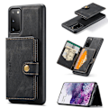 Miniatyrbilde 3 av 11: Samsung Galaxy S20 - Effektfullt Skyddande Skal med Kortfack Brun