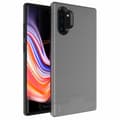 Samsung Galaxy Note10 Plus - Elegant Skal med Kortfack Grå