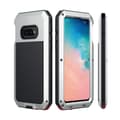 Stilsäkert HEAVY DUTY Aluminium Skal - Samsung Galaxy S10E Silver