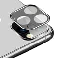 iPhone 11 Pro Max Kameralinsskydd i Härdat glas + Metalram Guld