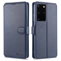 Miniatyrbillede 1 af 10: Samsung Galaxy S21 Ultra - Stilfuldt pung etui (YAZUNSHI) Blå