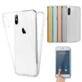 Pikkukuva 3 / 11: Älykäs kaksipuolinen silikonikuori iPhone X/XS:lle Rosa