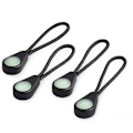 Pikkukuva 6 / 11: Effektfull Glow in the Dark Blixtlåsdragare (10-Pack) Svart