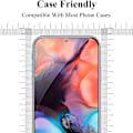 Pikkukuva 9 / 11: Heltäckande Härdat Glas 2.5D Skärmskydd Note 10 Pro (3-pack) Transparent