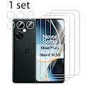 Miniatyrbild 1 av 11: Oneplus Nord CE 3 lite 5G Skärmskydd + Kameralinsskydd HD 0,3mm