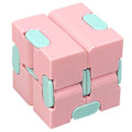 Miniatyrbillede 1 af 11: Fidget Toy / Infinity Cube Ångestlindrande Stresslindrande Rosa