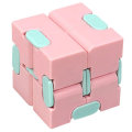 Pikkukuva 1 / 11: Fidget Toy / Infinity Cube Ångestlindrande Stresslindrande Rosa