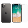 Miniatyrbillede 5 af 11: 4-PACK iPhone 11 Pro Max HuTech Carbon Skärmskydd Svart