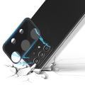Miniatyrbilde 7 av 7: 2-PACK Galaxy A52 2.5D HD Kameralinsskydd Transparent/Genomskinlig