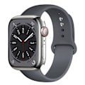 Miniatyrbillede 1 af 11: Klassisk holdbar silikonearmbånd til Apple Watch 38mm/40mm/41mm Mörkgrå M