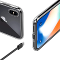 Miniatyrbillede 5 af 11: Praktiskt Skyddande Silikonskal (FLOVEME) - iPhone XS MAX Transparent/Genomskinlig