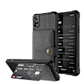 Miniatyrbild 3 av 11: iPhone XR - Exklusivt Skyddande Skal med Kortfack Blå