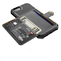 Miniatyrbilde 9 av 11: Stilrent Skal med Kortfack iPhone 8 Röd