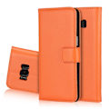 Pikkukuva 1 / 11: Samsung Galaxy S9+ - Smidigt Plånboksfodral (Läder) Orange