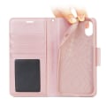 Miniatyrbilde 4 av 11: Plånboksfodral i Slitstarkt PU-Läder (DIARY) iPhone XR Roséguld