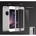 Pikkukuva 3 / 7: Praktiskt Skyddsfodral för iPhone 7 PLUS (Fram och bak) SILVER Silver/Grå