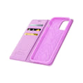 Miniatyrbild 9 av 11: iPhone 15 plus - Smidigt Smart HANMAN Plånboksfodral Rosa