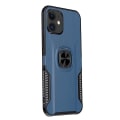 Miniatyrbilde 1 av 11: iPhone 12 - Stilsäkert Skyddande Skal med Ringhållare Mörkblå