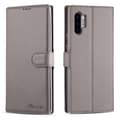 Samsung Galaxy Note10+ - Smidigt Plånboksfodral från Yazunshi Grå Grå