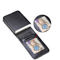 Pikkukuva 8 / 11: Samsung Galaxy Z Flip 4 - Elegant Skal med Kortfack Mörkblå