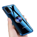 Miniatyrbilde 8 av 11: Samsung Galaxy S20 Ultra - Robust Silikonskal med Ringh�llare Blå