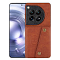 Pikkukuva 4 / 11: Oneplus 12 Retro Läderfodral - Lyxig Kvalitet i Varje Detalj Grå
