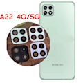 Miniatyrbilde 1 av 9: 2-PACK Samsung Galaxy A22 5G 2.5D HD Kameralinsskydd Svart