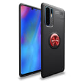 Miniatyrbilde 1 av 10: AUTO FOCUS Stilsäkert Skal med Ringhållare - Huawei P30 Pro Svart/Röd