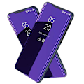 Pikkukuva 2 / 11: Samsung Galaxy S21 Ultra - Effektfullt Fodral LEMAN Himmelsblå