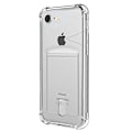 Miniatyrbillede 8 af 8: iPhone SE 2022 - Praktisk Silikonetui med Kortlomme Transparent