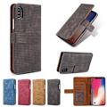 Miniatyrbilde 2 av 11: iPhone X/XS -  Elegant Fodral i Retro-look (PU-Läder) Brun