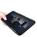 Pikkukuva 4 / 11: Slittåligt Skal med Ringhållare - Samsung Galaxy S10 Plus Röd/Silver