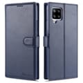 Samsung Galaxy A12 - Effektfullt Praktiskt AZNS Plånboksfodral Blå