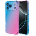 iPhone 17 Pro Max Silikon-Gel Skal  Skydd som håller Blå/Rosa