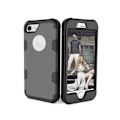 Miniatyrbild 8 av 11: iPhone 8 (Rugged Robot) Skyddsskal Svart/Guld