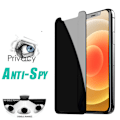 Miniatyrbillede 1 af 11: iPhone 13 skærmbeskytter Anti-Spy 0,3 mm Svart