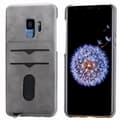 Skal med Kortfack - Samsung Galaxy S9 Grå Grå