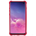 Pikkukuva 8 / 11: Samsung Galaxy S10e - Effektfullt EXXO Skyddsfodral Hörnskydd Rosa + Vit