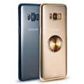 Miniatyrbilde 11 av 11: Samsung Galaxy S8 - Skyddande Silikonskal Ringhållare Guld Guld