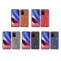 Miniatyrbild 7 av 11: Xiaomi Mi 11i - Smidigt Skyddande Skal med Korthållare Röd