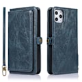 Pikkukuva 4 / 11: iPhone 11 Pro Max - Robust Dubbelfunktions Plånboksfodral Svart